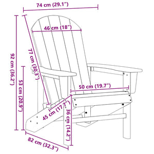 Gartenstuhl 2er Set Weiß Polyethylen