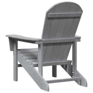 Gartenstuhl 2er Set Hellgrau Polyethylen