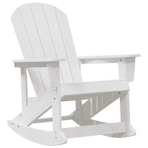 Adirondack Schaukelstühle 2er Set Weiß