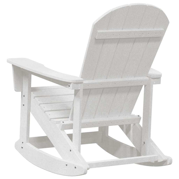 Adirondack Schaukelstühle 2er Set Weiß