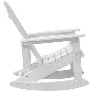 Adirondack Schaukelstühle 2er Set Weiß