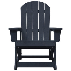 Marineblaue Adirondack Schaukelstühle, 2er-Set
