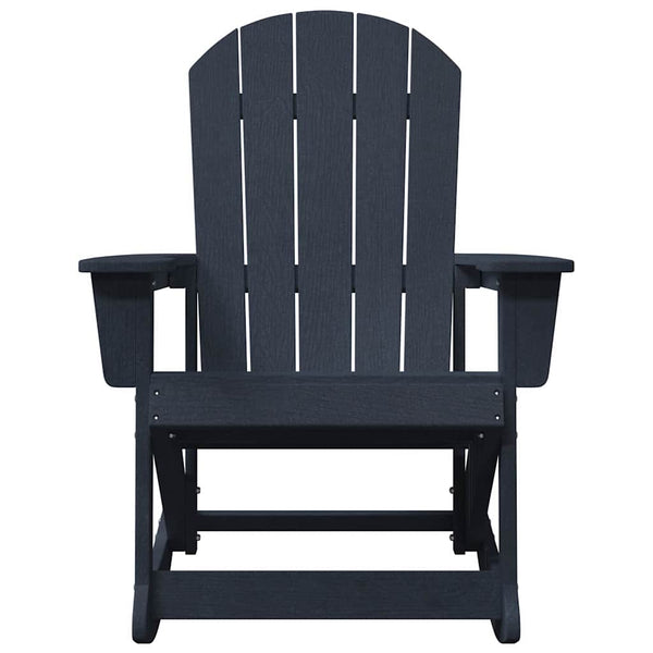 Marineblaue Adirondack Schaukelstühle, 2er-Set