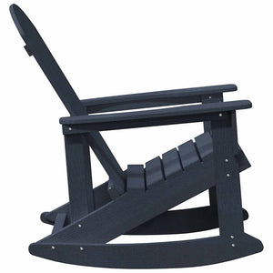 Marineblaue Adirondack Schaukelstühle, 2er-Set