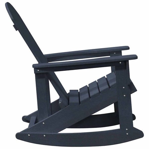 Marineblaue Adirondack Schaukelstühle, 2er-Set