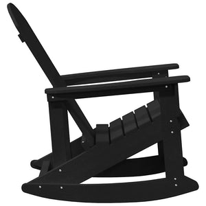 Adirondack Schaukelstühle 2er Set Schwarz