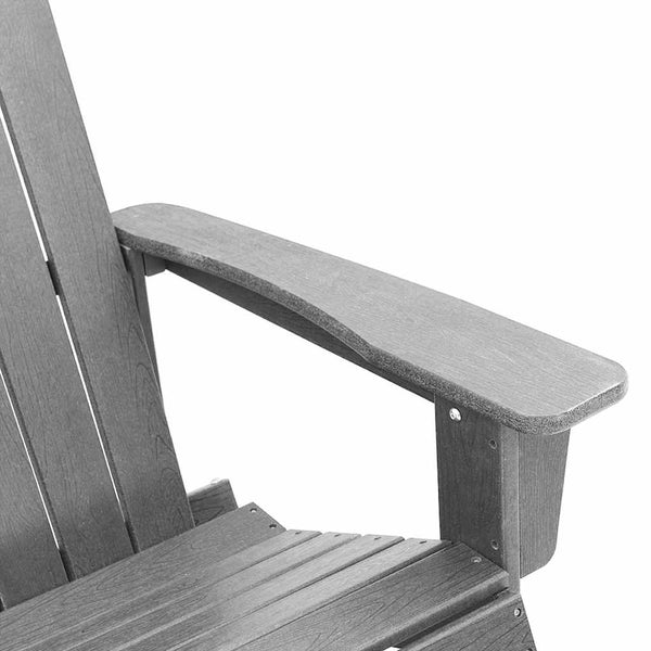 Adirondack Schaukelstühle 2er Set Hellgrau