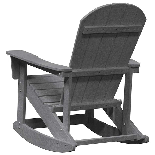 Adirondack Schaukelstühle 2er Set Hellgrau