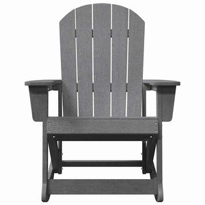 Adirondack Schaukelstühle 2er Set Hellgrau