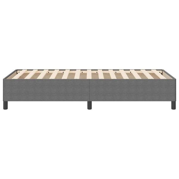 Boxspringbett Hellgrau 80x200 Cordstoff