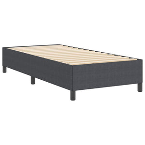 Boxspringbett Dunkelgrau 80x200 cm Cordstoff