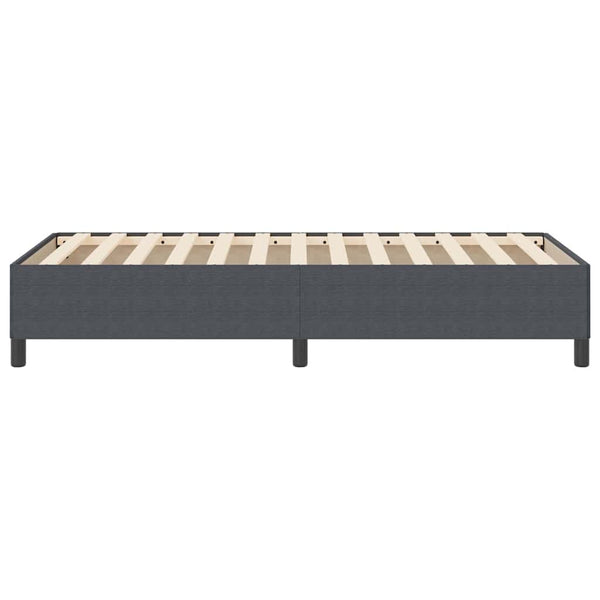 Boxspringbett Dunkelgrau 80x200 cm Cordstoff