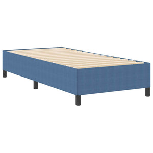 Boxspringbett Blau 80x200 cm Cordstoff