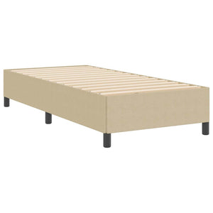Boxspringbett 80x200 Grau-Grün Cordstoff