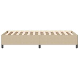 Boxspringbett 80x200 Grau-Grün Cordstoff
