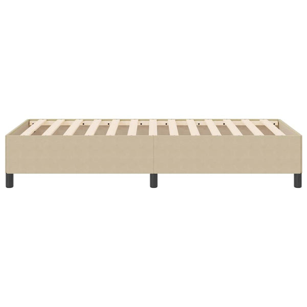 Boxspringbett 80x200 Grau-Grün Cordstoff