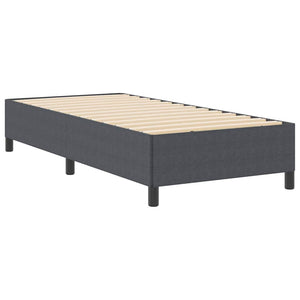 Boxspringbett Dunkelgrau 90x190 cm Cordstoff