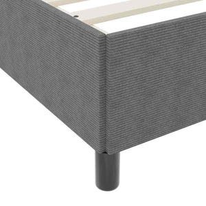 Boxspringbett Hellgrau 90x200 cm Cord