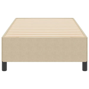 Boxspringbett 90x200 cm Grau-Grün Cordstoff