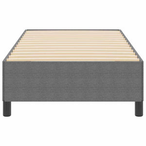 Boxspringbett Hellgrau 100x200 cm Cordstoff