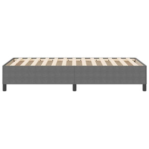 Boxspringbett Hellgrau 100x200 cm Cordstoff