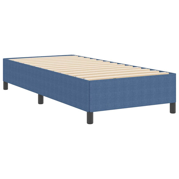Boxspringbett Blau 100x200 cm Cordstoff