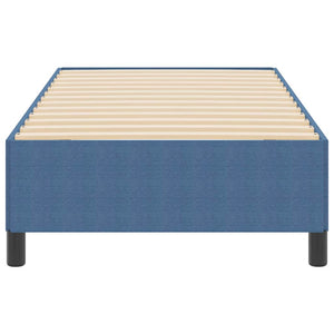 Boxspringbett Blau 100x200 cm Cordstoff