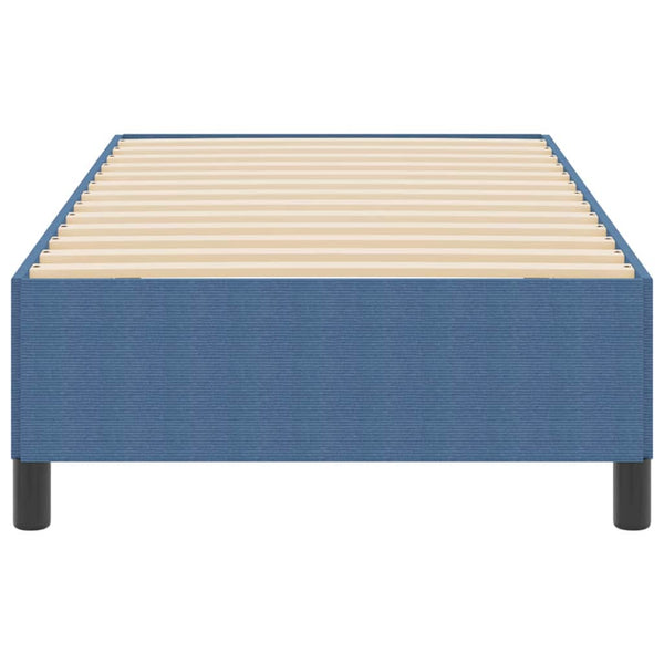 Boxspringbett Blau 100x200 cm Cordstoff