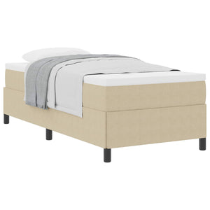 Boxspringbett 100x200 cm Grau-Grün Cord
