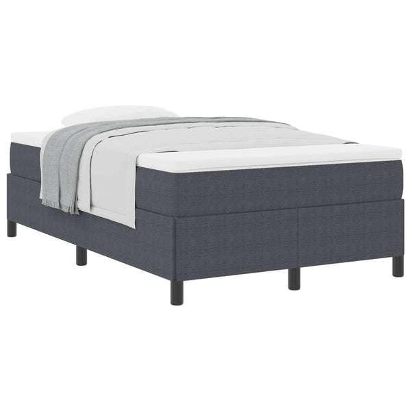Boxspringbett Dunkelgrau 120x190 cm Cordstoff