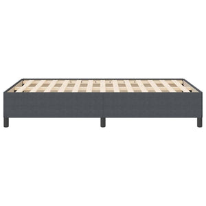 Boxspringbett Dunkelgrau 120x190 cm Cordstoff