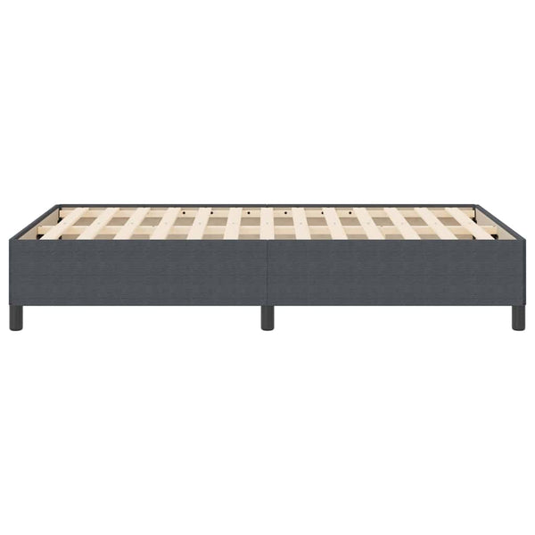 Boxspringbett Dunkelgrau 120x190 cm Cordstoff