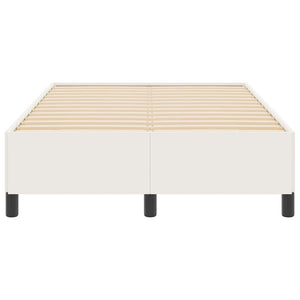 Boxspringbett Creme 120x190 cm Cordstoff