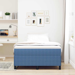 Boxspringbett Blau 120x190 cm Cordstoff