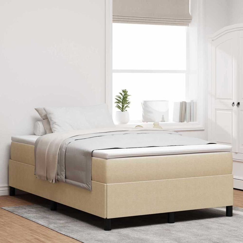 Boxspringbett 120x190 cm Grau-Grün Cord