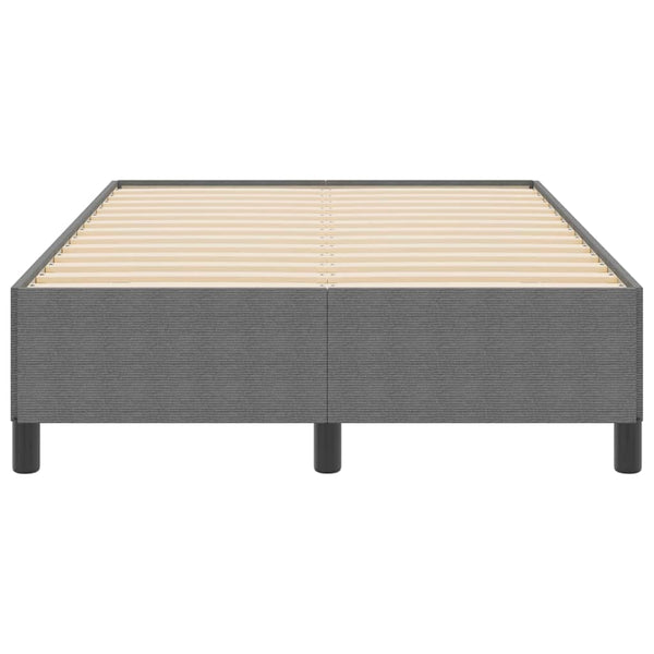 Boxspringbett Hellgrau 120x200 cm Cordstoff