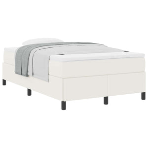 Boxspringbett Creme 120x200 cm Cordstoff