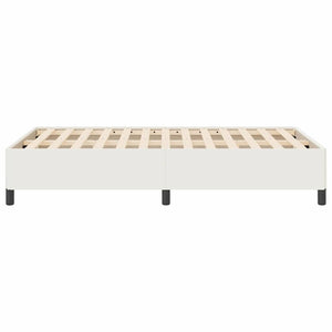 Boxspringbett Creme 120x200 cm Cordstoff