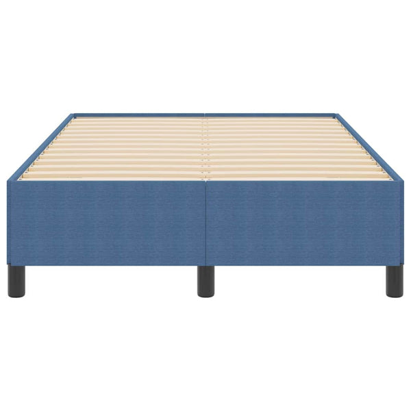 Boxspringbett Blau 120x200 cm Cordstoff