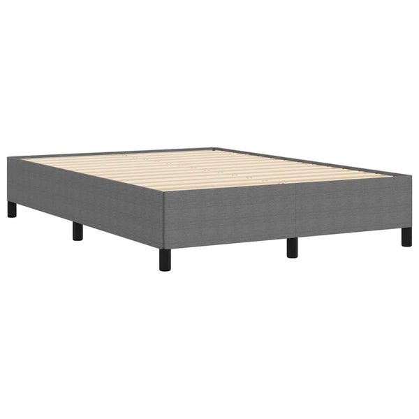Boxspringbett Hellgrau 140x190 cm Cordstoff
