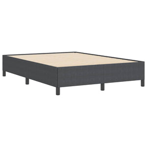 Boxspringbett Dunkelgrau 140x200 Cordstoff