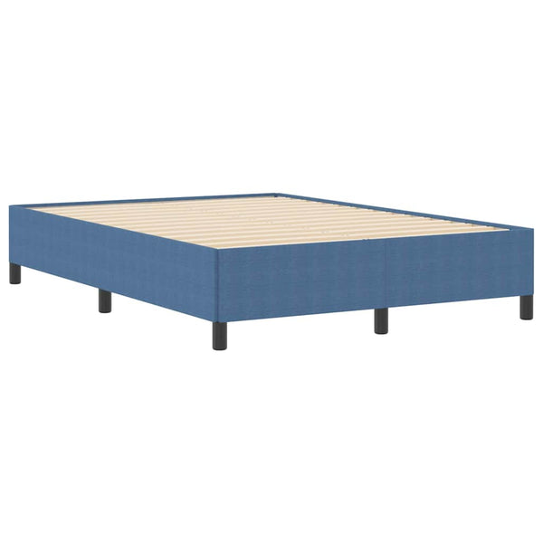 Boxspringbett Blau 140x200 cm Cordstoff