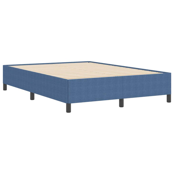 Boxspringbett Blau 140x200 cm Cordstoff