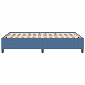 Boxspringbett Blau 140x200 cm Cordstoff