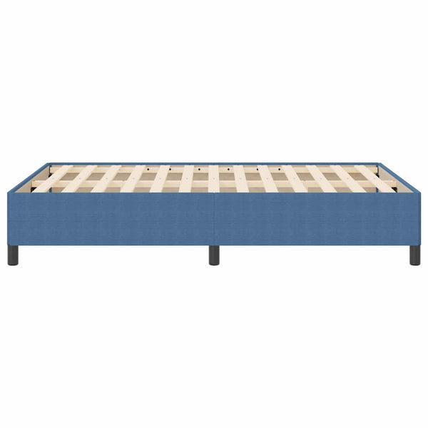 Boxspringbett Blau 140x200 cm Cordstoff
