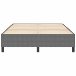 Boxspringbett Hellgrau Cord 160x200 cm