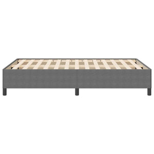 Boxspringbett Hellgrau Cord 160x200 cm