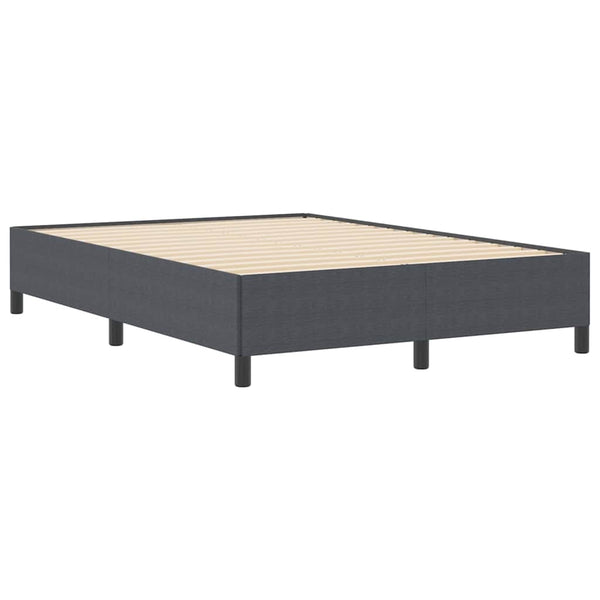 Boxspringbett Dunkelgrau 160x200 cm Cordstoff