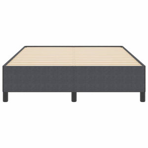 Boxspringbett Dunkelgrau 160x200 cm Cordstoff