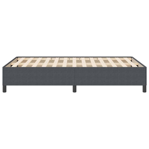 Boxspringbett Dunkelgrau 160x200 cm Cordstoff